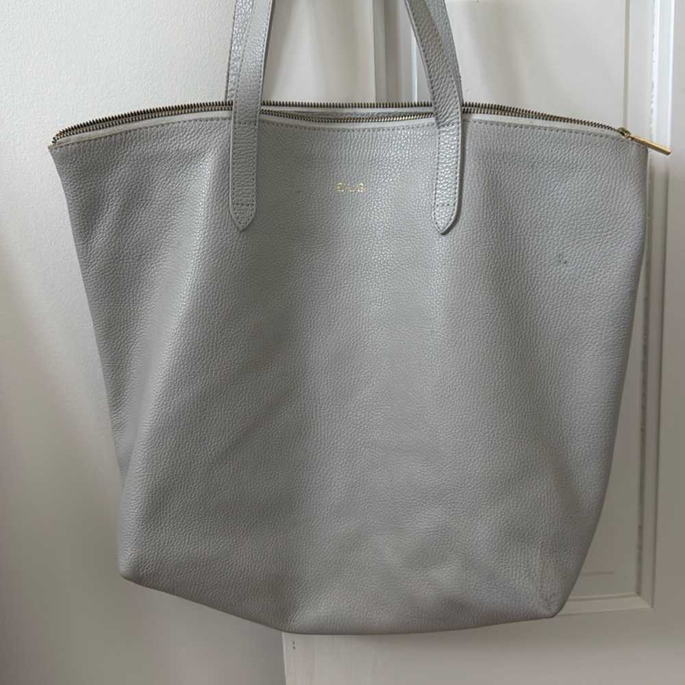Cuyana zipper top tote